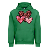 Emerald hearts Urban Hoodie - JahusDesignShop