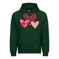 Forest Green hearts Urban Hoodie - JahusDesignShop