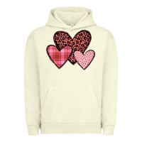 Pigment Pistachio hearts Urban Hoodie - JahusDesignShop