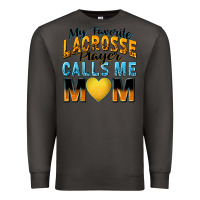 Smoke my favorite lacrosse player calls me mom Premium Sweatshirt - Zillion Design Studio