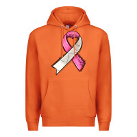 Carrot breast cancer sport ribbons Premium Hoodie - AdoDesignShop
