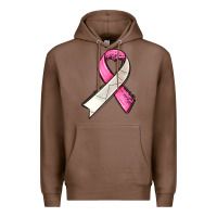 Chestnut breast cancer sport ribbons Premium Hoodie - AdoDesignShop