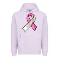 Lilac breast cancer sport ribbons Premium Hoodie - AdoDesignShop