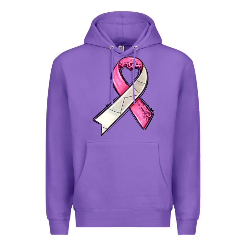 Breast Cancer Sport Ribbons Premium Hoodie by AdoDesignShop | Teevron