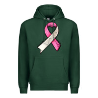 Sports Green breast cancer sport ribbons Premium Hoodie - AdoDesignShop