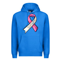 True Royal breast cancer sport ribbons Premium Hoodie - AdoDesignShop