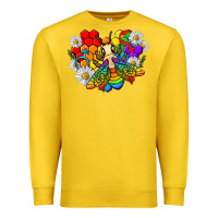 Lemon pride bee with daisy lgbtq Premium Sweatshirt - texasbilliewilder