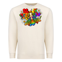 Sandshell pride bee with daisy lgbtq Premium Sweatshirt - texasbilliewilder