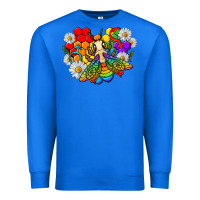 True Royal pride bee with daisy lgbtq Premium Sweatshirt - texasbilliewilder