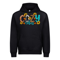 Black Cozy Vibes Fall Sunflowers Urban Hoodie - Artiststas