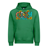 Emerald Cozy Vibes Fall Sunflowers Urban Hoodie - Artiststas