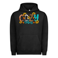 Pigment Black Cozy Vibes Fall Sunflowers Urban Hoodie - Artiststas