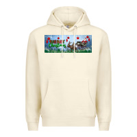 Sandshell merry christmas with santa sleigh Premium Hoodie - BundleAndBundleShop