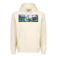 Tofu merry christmas with santa sleigh Premium Hoodie - BundleAndBundleShop