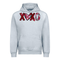 Heather Grey xoxo Urban Hoodie - JahusDesignShop