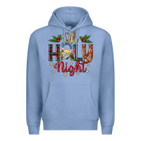Colony Blue oh holy night Premium Hoodie - BundleAndBundleShop