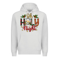 Dove Grey oh holy night Premium Hoodie - BundleAndBundleShop