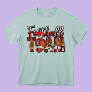 Football Team Heavy Core Tee Designed By Cowhidedigitalart