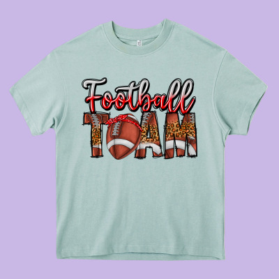 Football Team Heavy Core Tee Designed By Cowhidedigitalart