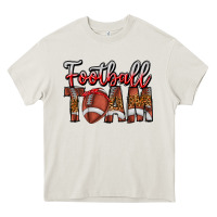 Cream football team Heavy Core Tee - CowhideDigitalArt