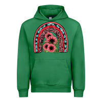 Emerald valentines sunflower rainbow Urban Hoodie - JahusDesignShop