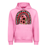 Fuchsia Pink valentines sunflower rainbow Urban Hoodie - JahusDesignShop
