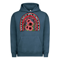 Pigment Midnight Navy valentines sunflower rainbow Urban Hoodie - JahusDesignShop