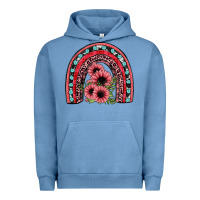 Pigment Pebble Blue valentines sunflower rainbow Urban Hoodie - JahusDesignShop