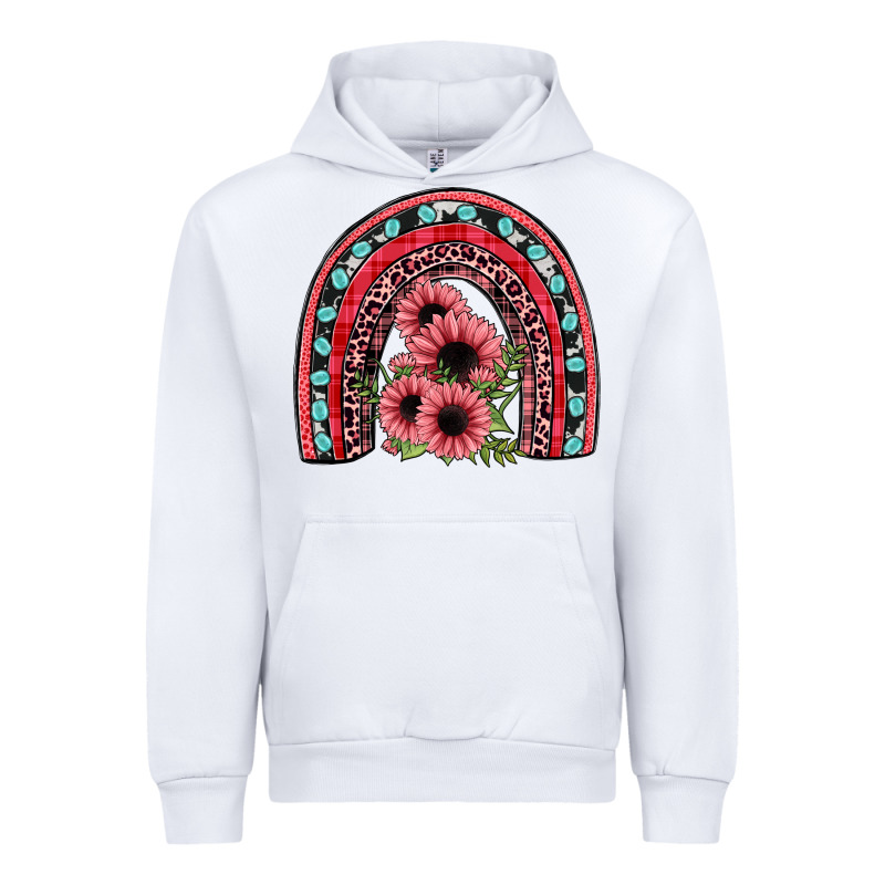 Valentines Sunflower Rainbow Urban Hoodie by JahusDesignShop | Teevron