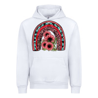 White valentines sunflower rainbow Urban Hoodie - JahusDesignShop