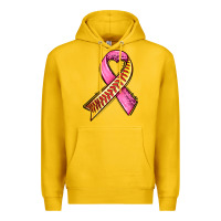 Lemon breast cancer sport ribbons Premium Hoodie - AdoDesignShop