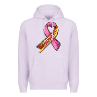 Lilac breast cancer sport ribbons Premium Hoodie - AdoDesignShop