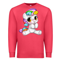 Cardinal pride cute unicorn Premium Sweatshirt - texasbilliewilder