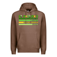 Chestnut st. patricks lucky clover  artiststas Premium Hoodie - Artiststas