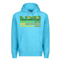 Ocean Blue st. patricks lucky clover  artiststas Premium Hoodie - Artiststas