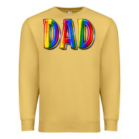 Antique Gold pride dad Premium Sweatshirt - texasbilliewilder