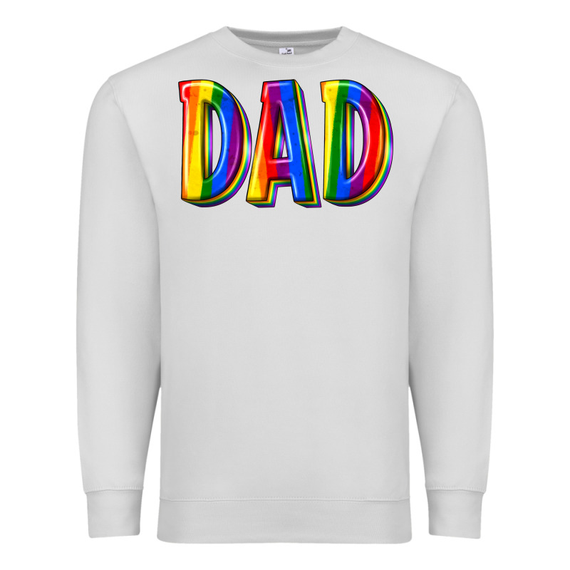 Pride Dad Premium Sweatshirt by texasbilliewilder | Teevron