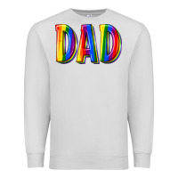 Dove Grey pride dad Premium Sweatshirt - texasbilliewilder