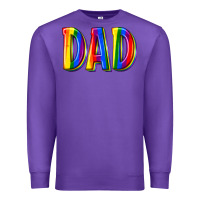 Purple pride dad Premium Sweatshirt - texasbilliewilder