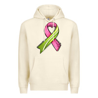 Sandshell breast cancer sport ribbons Premium Hoodie - AdoDesignShop