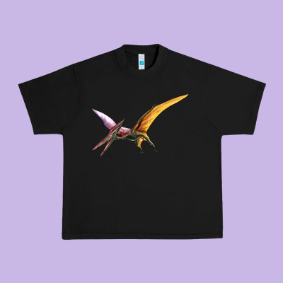 Dinosaur Pterodactyl Urban Heavy Tee Designed By Artiststas