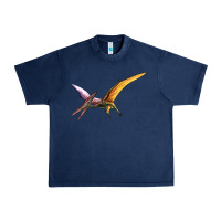 Navy dinosaur pterodactyl Urban Heavy Tee - Artiststas