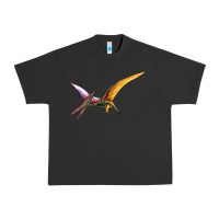 Pigment Black dinosaur pterodactyl Urban Heavy Tee - Artiststas
