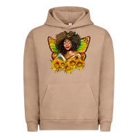 Pigment Burro butterfly afro woman juneteenth Urban Hoodie - AdoDesignShop