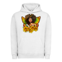 Pigment Lunar Rock butterfly afro woman juneteenth Urban Hoodie - AdoDesignShop