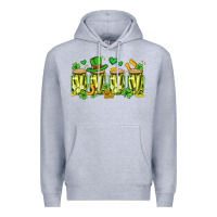 Heather Grey st. patricks day pickle Premium Hoodie - Artiststas