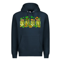 Navy st. patricks day pickle Premium Hoodie - Artiststas