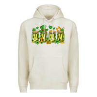 Oatmeal Heather st. patricks day pickle Premium Hoodie - Artiststas