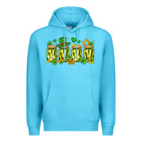 Ocean Blue st. patricks day pickle Premium Hoodie - Artiststas