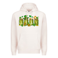 Pale Pink st. patricks day pickle Premium Hoodie - Artiststas